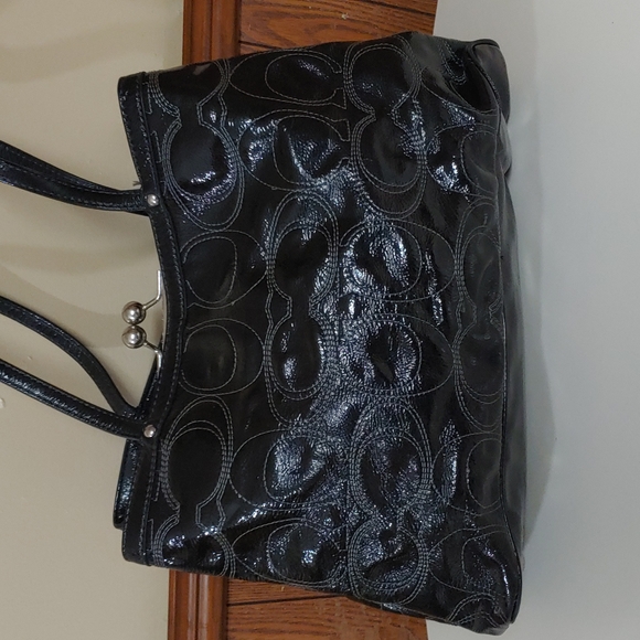 Coach Madison Patent Leather Shoulder Bag - Picture 6 of 16